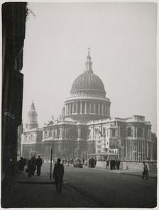 St Paul's Cathedral, St Paul's Churchyard, City of London, Greater London Authority, 1952. Creator: JR Uppington