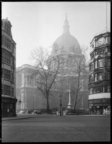 St Paul's Cathedral, St Paul's Churchyard, City of London, Greater London Authority, 1951-1960. Creator: Margaret F Harker