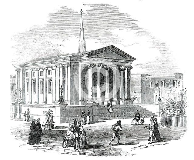 St. Paul's Church, Malta, Built at the Expense of the late Queen Dowager Adelaide, 1850. Creator: Unknown.