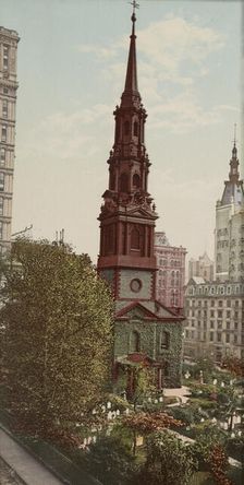 St. Paul's Church, New York, c1901. Creator: Unknown