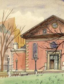 St Paul's Church, Covent Garden c1951. Creator: Shirley Markham