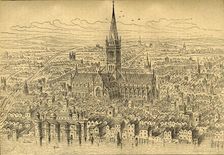 St. Paul's and the Neighbourhood in 1540 (1897). Creator: Unknown
