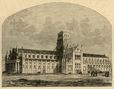 St. Paul's after the Fall of the Spire, from a view by Hollar (1897). Creator: Unknown