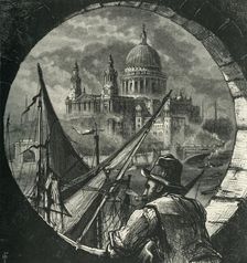 St. Paul's, from the Shot Tower c1870