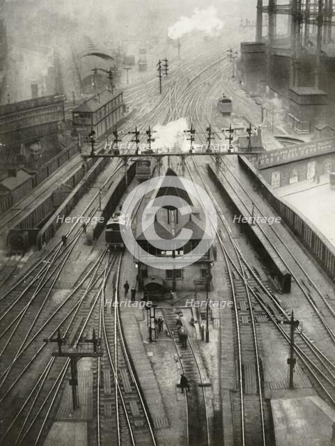 'St. Pancras. A terminus of the London, Midland and Scottish Railway', 1935. Creator: Unknown.