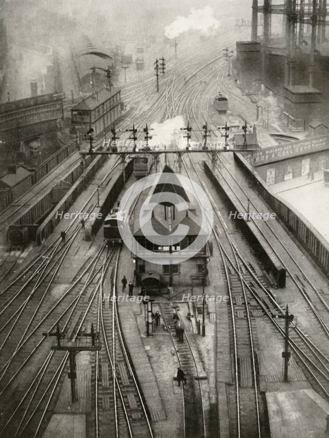 'St. Pancras. A terminus of the London, Midland and Scottish Railway', 1935. Creator: Unknown.