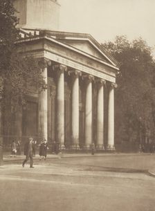 St Pancras Church. From the album: Photograph album - London, 1920s. Creator: Harry Moult