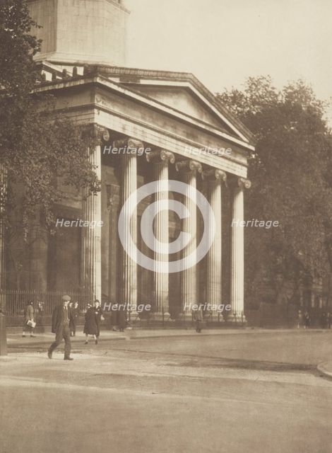 St Pancras Church. From the album: Photograph album - London, 1920s. Creator: Harry Moult.
