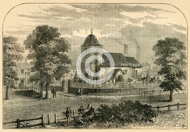 'St. Pancras Church in 1820', (c1876). Creator: Unknown.