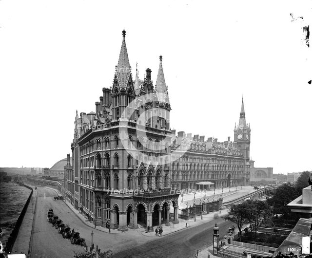 St Pancras Hotel (Midland Grand Hotel), Camden, London. Creator: Bedford Lemere and Company.