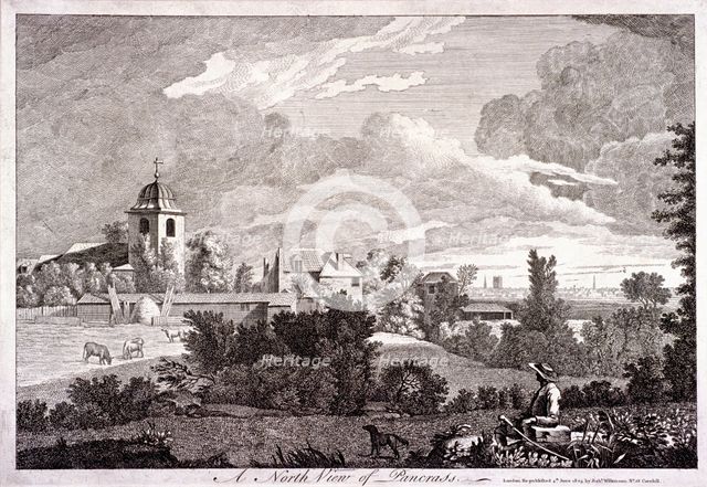 St Pancras, London, 1805. Artist: Anon
