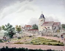 St Pancras Old Church, London, 1761. Artist: William Pennington