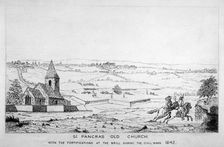 St Pancras Old Church, London. Artist: Anon