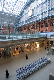 St Pancras Station, 2012. Creator: Ethel Davies