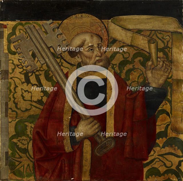 St. Peter, 1425-1492. Creator: Nuno Goncalves.