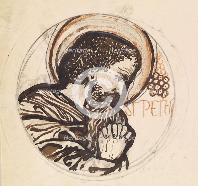 St Peter, 1861-62. Creator: Sir Edward Coley Burne-Jones.