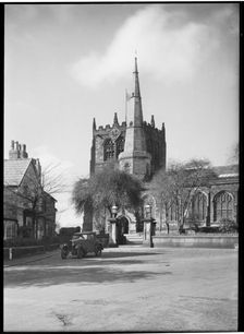 St Peter And St Paul's Church, Church Street, Ormskirk, West Lancashire, Lancashire, Mar 1948. Creator: Margaret F Harker