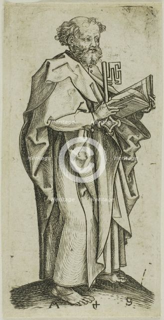 St. Peter, from Apostles, n.d. Creator: Martin Schongauer.