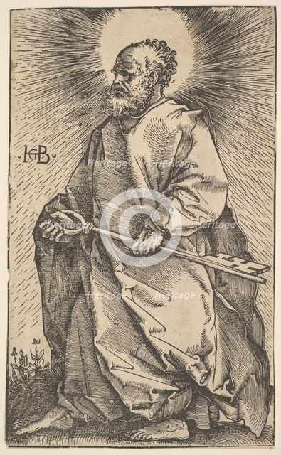 St. Peter from Christ and the Apostles, 1519. Creator: Hans Baldung.