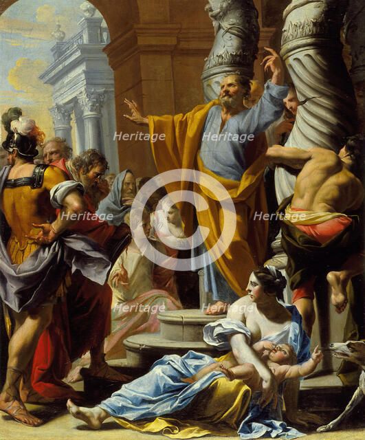 St. Peter Preaching in Jerusalem, 1642. Creator: Charles Poerson.