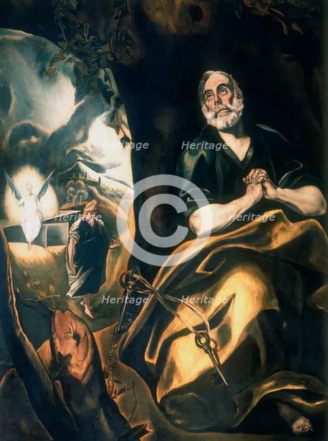 'St Peter's Tears', c1561-1614. Artist: El Greco