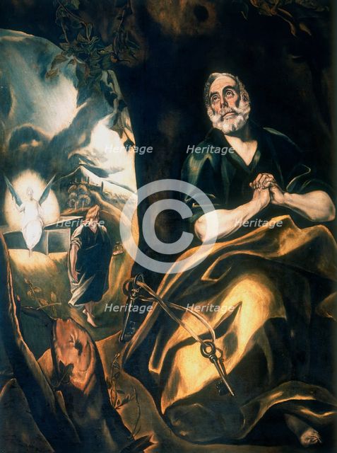 'St Peter's Tears', c1561-1614. Artist: El Greco