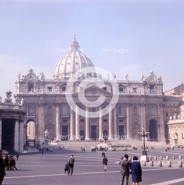 St Peter's Basilica, Rome, Italy, c1955.  Creator: Arthur Charles Kirby Ware.
