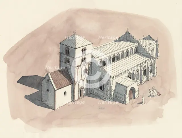 St Peter's Church, Barton-upon-Humber, Lincolnshire. Artist: Liam Wales.