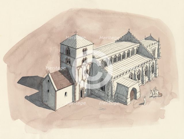 St Peter's Church, Barton-upon-Humber, Lincolnshire. Artist: Liam Wales.