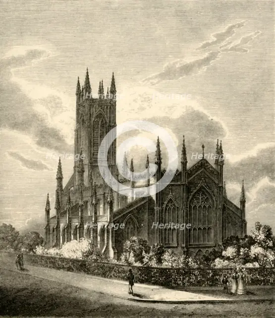 'St. Peter's Church, Brighton', 1835. Creator: G Baxter.
