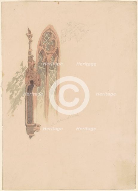 St. Peter's Church, c. 1840. Creator: Emanuel Gottlieb Leutze.