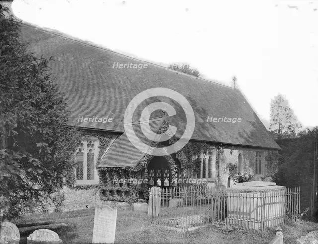 St Peter's Church, Old Windsor, Berkshire, 1880. Artist: Henry Taunt