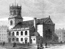 St. Peter's Church, Liverpool, the cathedral of the new diocese, 1880. Creator: Unknown