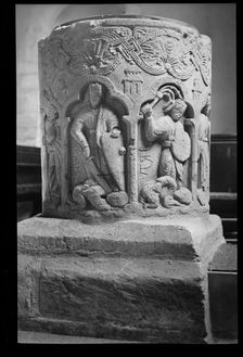 St Peter's Church, Southrop, Cotswold, Gloucestershire, 1940-1949. Creator: Ethel Booty