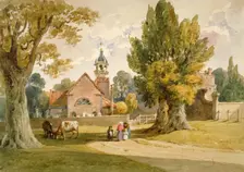 St Peter's Church, Petersham, Surrey, 1820. Artist: Anon