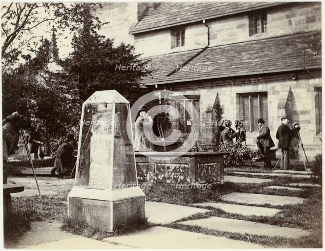 St Peter's Church, Prestbury, Cheshire, late 19th century. Creator: Unknown.