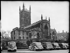 St Peter's Collegiate Church, Lich Gates, Wolverhampton, Spring 1942. Creator: George Bernard Mason
