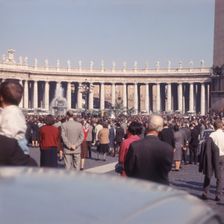 St Peter's Square, Rome, Italy, c1955. Creator: Arthur Charles Kirby Ware
