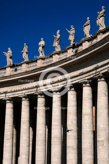 St Peter's Square, Vatican City, Rome, Italy, 2009.  Creator: LTL.