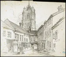 St Peter's Street, Norwich, Norfolk, 1892-1933. Artist: Charles George Harper