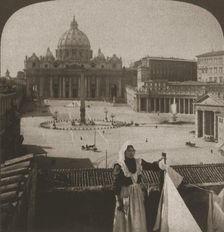 St. Peter's and the Vatican 1905. Creator: Works and Sun Sculpture Studios
