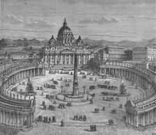 St. Peter's and the Vatican c1880