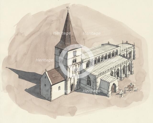St Peter's Church, Barton-upon-Humber, Lincolnshire. Artist: Liam Wales.