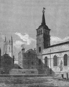 St Peter's Church, Cornhill, City of London, 1811 (1911). Artist: George Sidney Shepherd