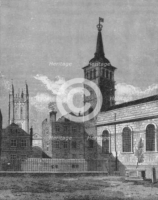 St Peter's Church, Cornhill, City of London, 1811 (1911). Artist: George Sidney Shepherd.