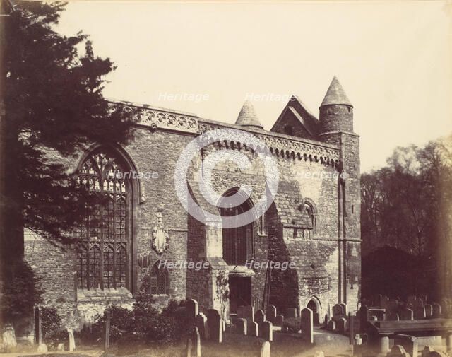 St. Peter's in the East, Oxford, 1859. Creator: Alfred Capel-Cure.