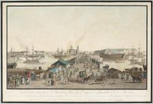 St. Petersburg's first anniversary celebration (the city's centenary) on May 1803, 1804. Artist: Lory, Mathias Gabriel (1784-1846)
