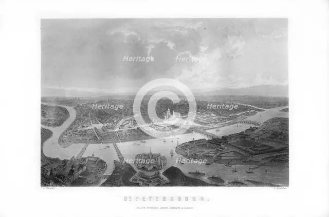 St Petersburg, northwestern Russia, 1893. Artist: S Bradshaw