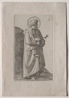 St. Philip Neri , 1826. Creator: Johann Friedrich Overbeck (German, 1789-1869); Carl Schulze