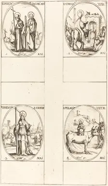 St. Philip and James the Less, Apostles; St. Anthanasius; The Invention of the Cross. Creator: Jacques Callot
